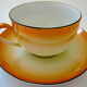 Art-deco bohemian porcelain tea or coffee