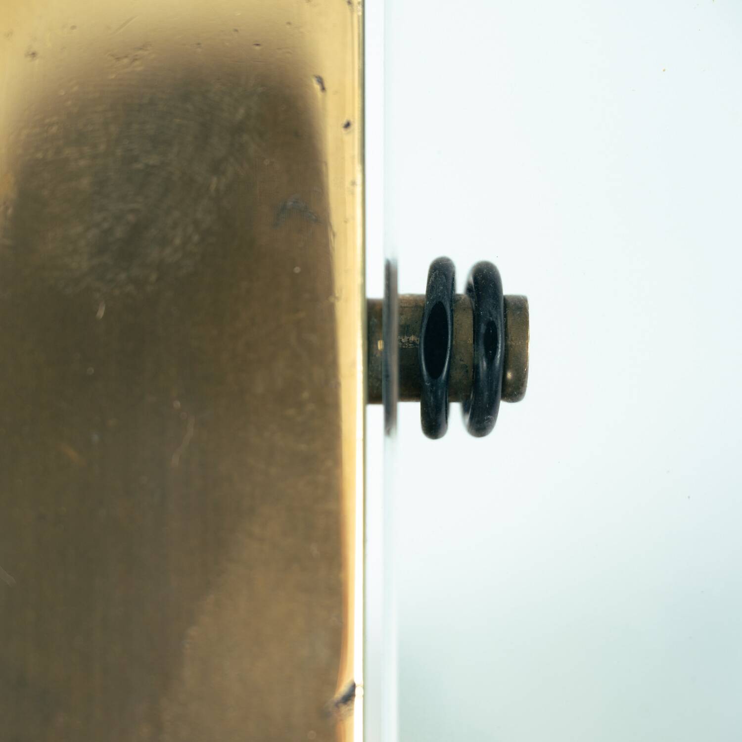 Peter Ghyczy square coffeetable brass glass table, the netherlands