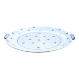 Plat petites fleurs en porcelaine de Limoges