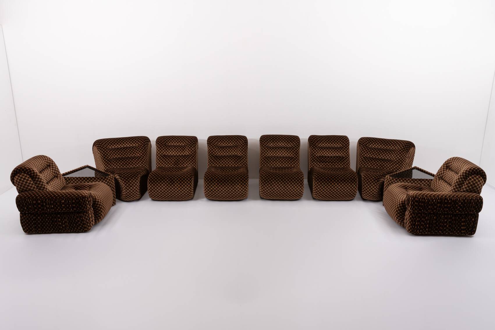 Italian Mid-Century Modern modular seat group, 1970’s