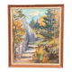 Huile sur toile suédoise du milieu du siècle – “Fjälltrappor” par Einar Johanssen