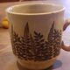 English stoneware mug cup