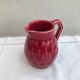 Former art deco red ceramics pitcher