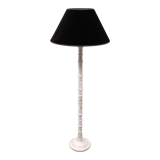 White Marble floor lamp Regency Italy 1970s