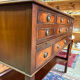 English mahogany sideboard with numerous drawers – sliding top