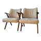 Pair of Vintage Italian Armchairs – Circa 1960 – Sheep Wool
