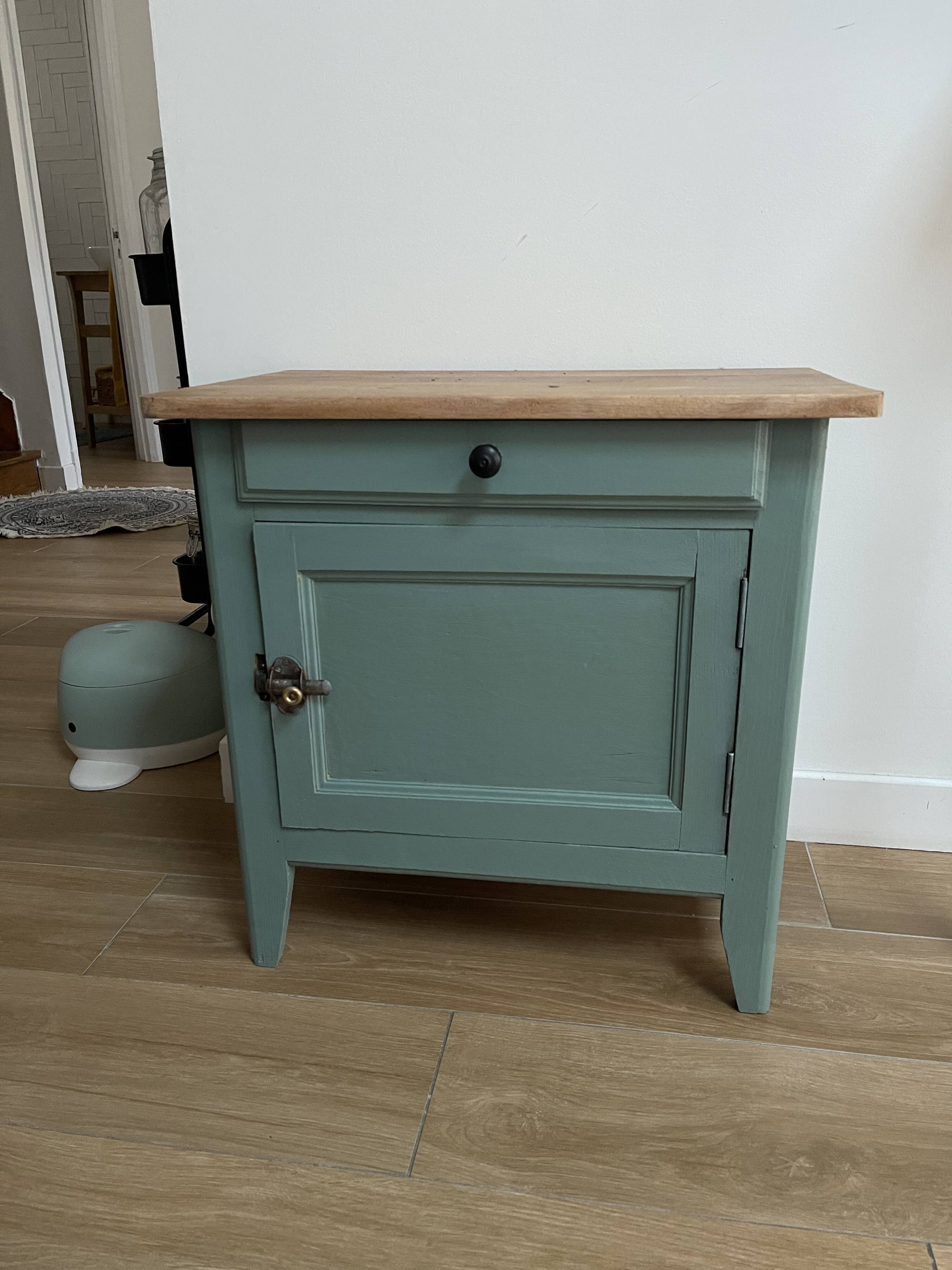 Antique furniture of low oak