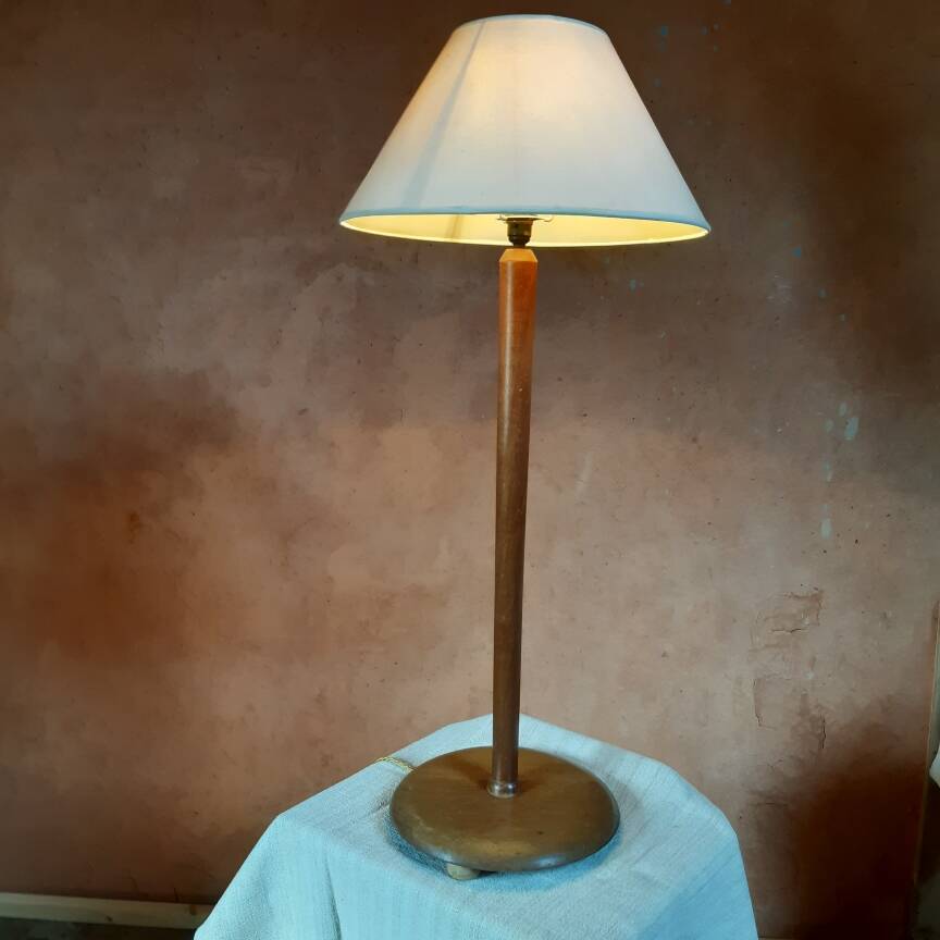 Wooden desk lamp, 1930s