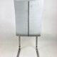 Grey Chairs on aluminium legs fully restored, Set of 4
