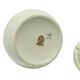 Ewa sugar bowl, modernism, ivory white porcelain, Poland, 1970s.