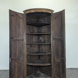 Encoignure en noyer fin XVIII ème