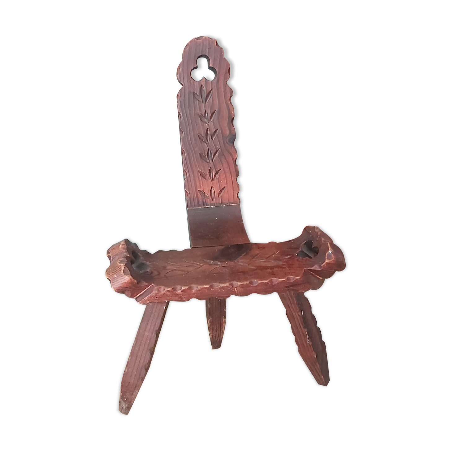 Vintage alpine tripod chair