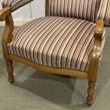Voltaire III armchair, late 19th century, in cherry wood