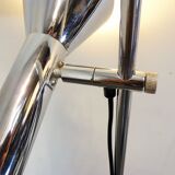 Adjustable chrome floor lamp Hustadt 60s