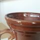 Vintage Kichevo Pottery Vase: Yugoslavian Brown Glazed Earthenware Decor
