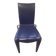 Vintage Louis XII armchair by Philippe Starck, molded blue plastic shell and metal legs
