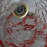 Moulded glass globe walk-in lamp