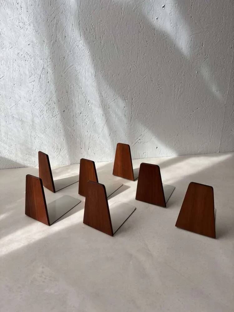 Kai Kristiansen bookends Feldballes Møbelfabrik in teak.
