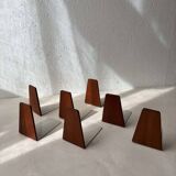 Kai Kristiansen bookends Feldballes Møbelfabrik in teak.