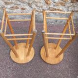 Pair of vintage top stools