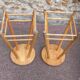 Pair of vintage top stools
