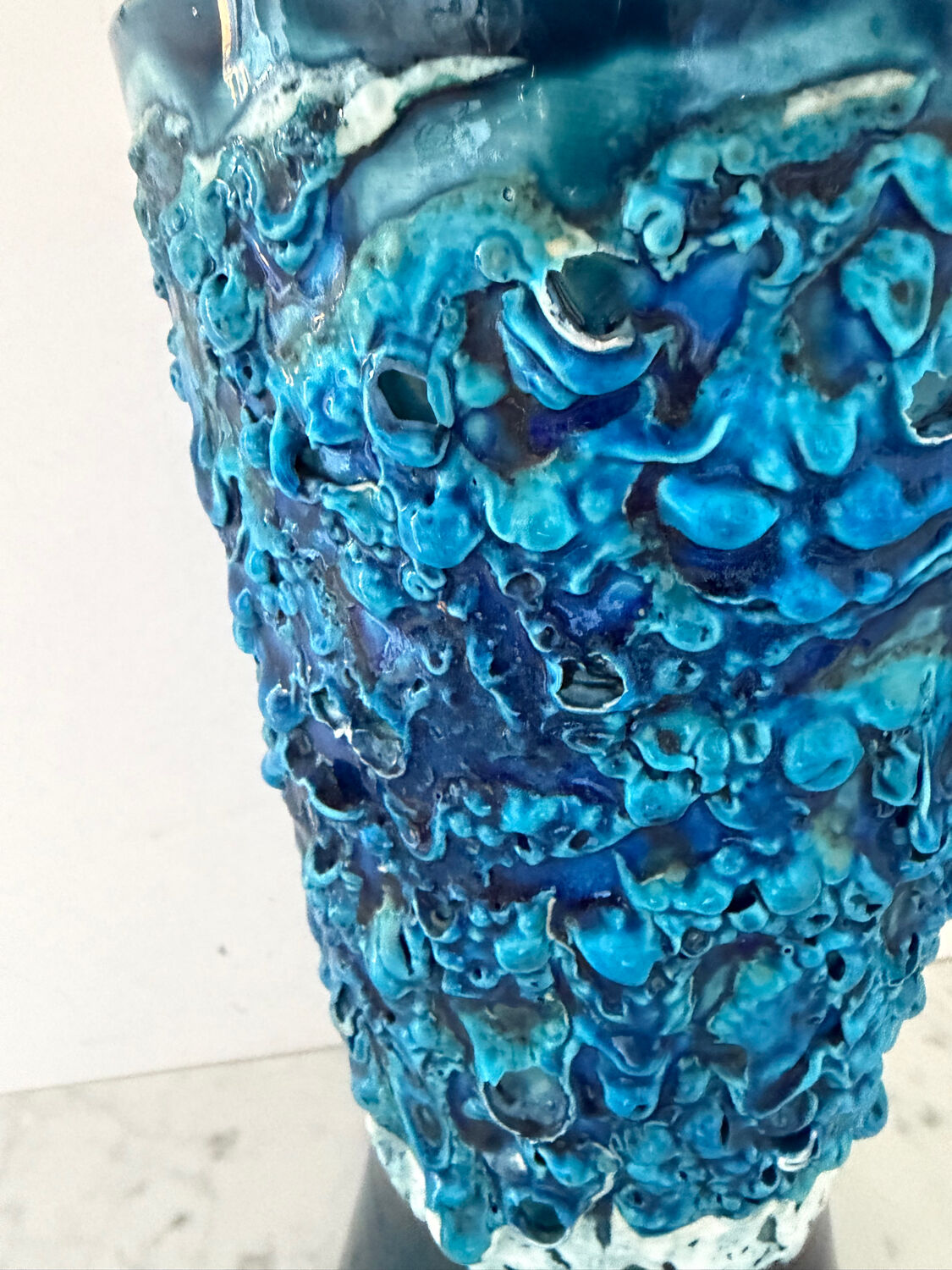 Fat Lava Vase Vallauris