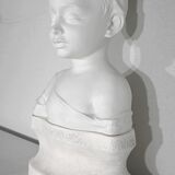 Children's bust in biscuit of limoges – early twentieth century