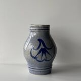 West Germany blue carafe H19.5