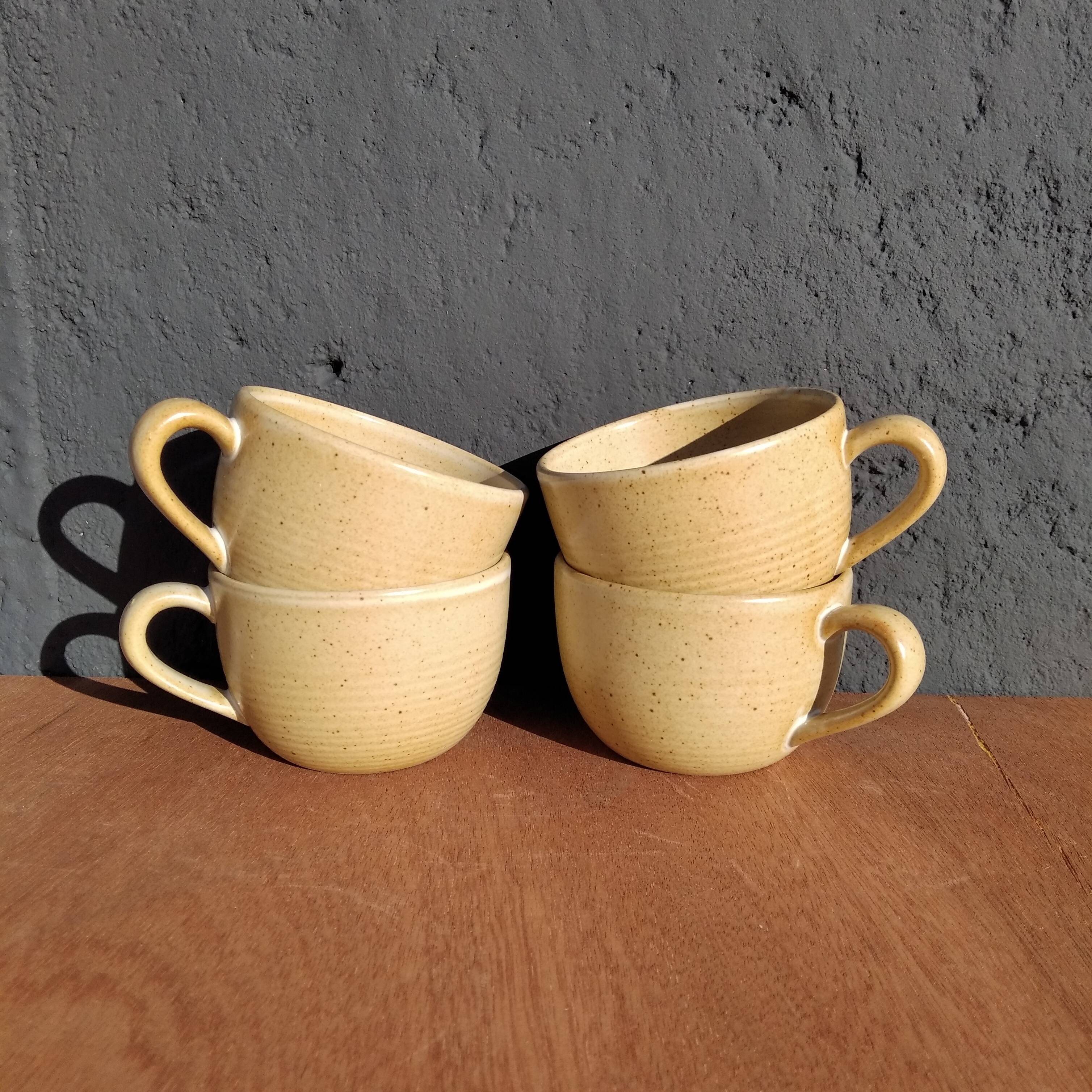 4 tasses grès village