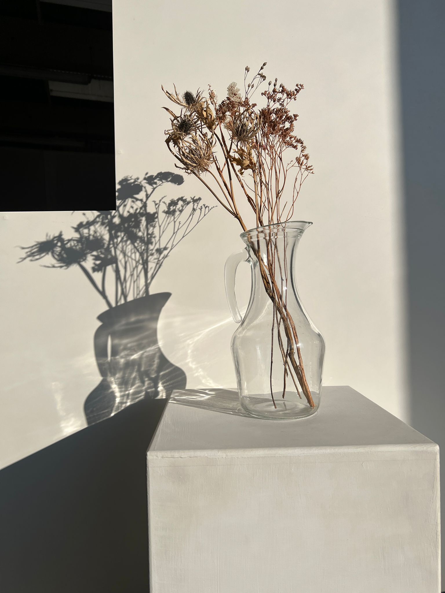 Vintage water decanter H: 25cm