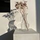 Vintage water decanter H: 25cm