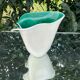 Elchinger white and green vase