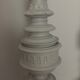 Pair of patinated lamps