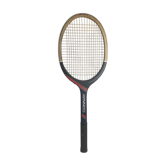 Racquet Tennis old DONNAY short One Wood + Leather Made in Belgium Vintage