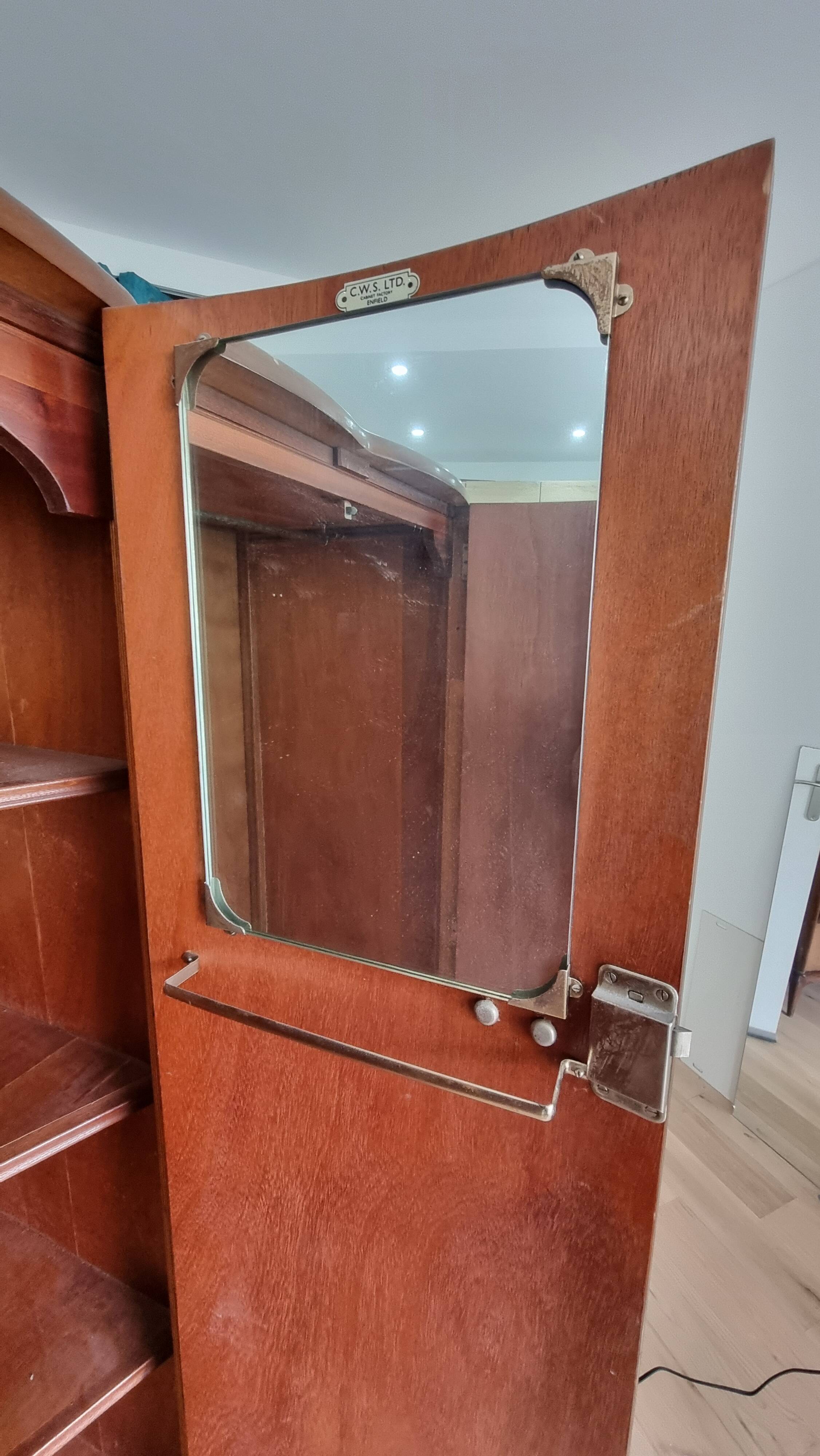 Two-door oak cupboard by Cws Cabinet Factory Enfield