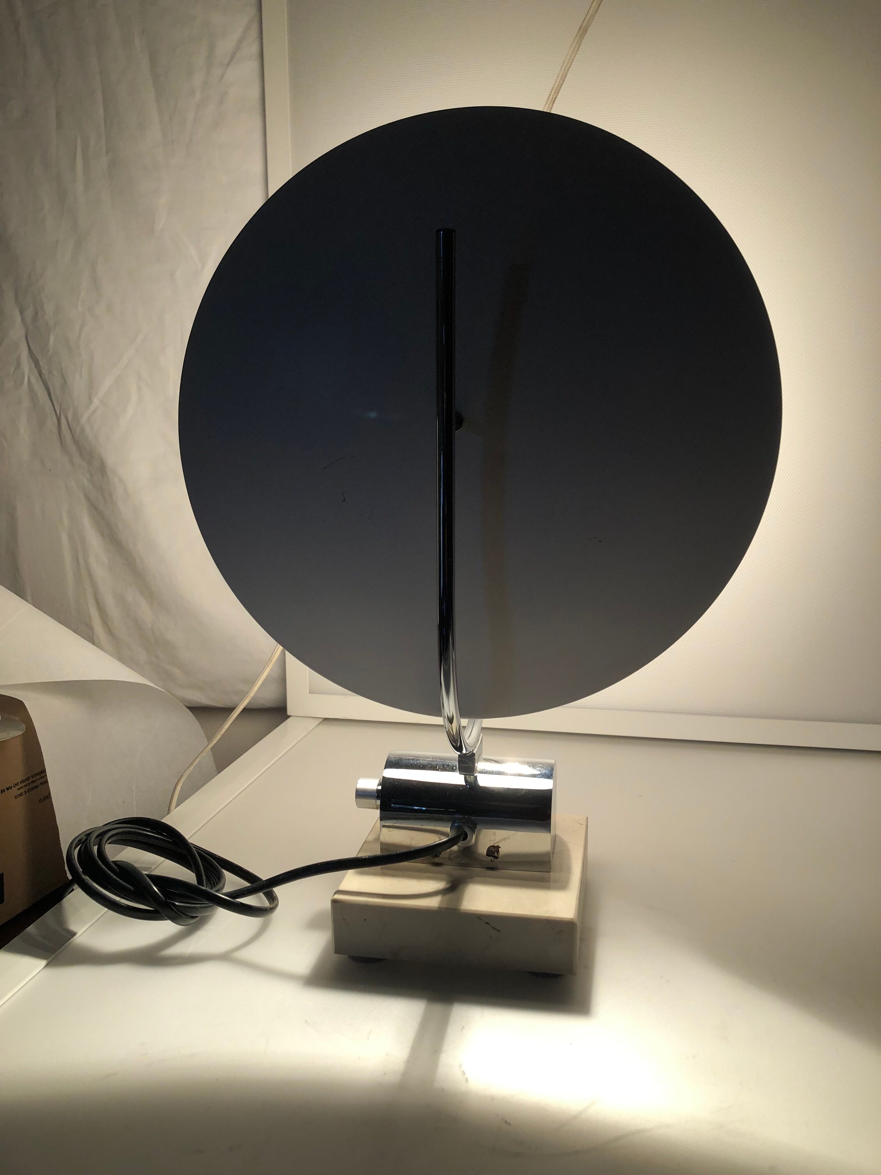 Lampe design space age années 70/80