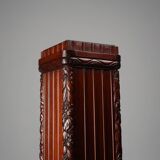 French Art Deco square Oak Pedestal, circa 1915