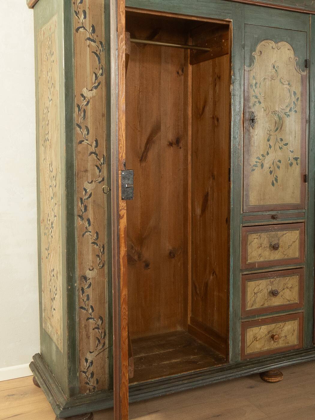 Antique wardrobe from the 19th century