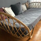 Rattan bed 1 place