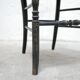 Antique Napoleon III chair in wood and fabric