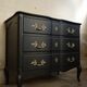 Commode vintage noire