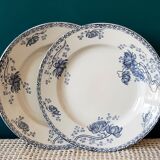 U&C Sarreguemines Model Royat set of 2 flat plates