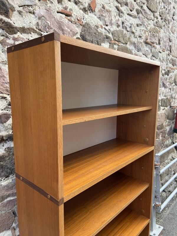 Étagère bibliothèque scandinave mid-century minvielle, 1960 modulable