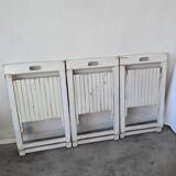 Set of 3 Vintage TRIESTE Foldable Chair by Aldo Jacober, 1970s Mid-Century