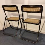 Pair of Italian folding chairs