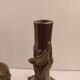 Paire de vases soliflore en bronze. Japon, XIX eme Siècle.-