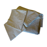Embroidered sheet and 2 assorted piles