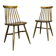 Paire de chaises scandinaves vintage.