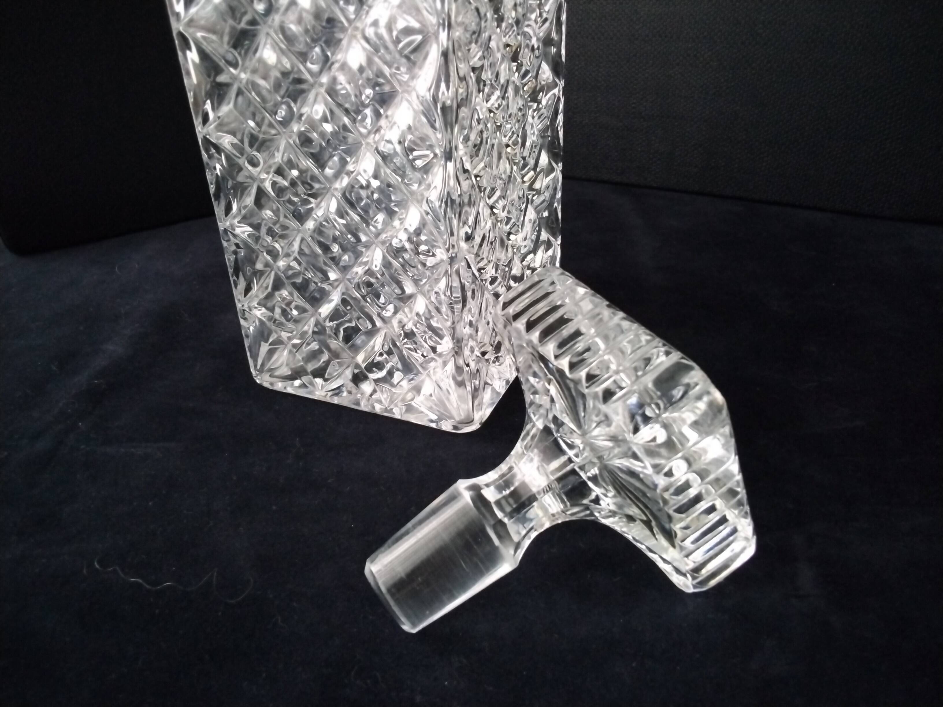 Lead crystal whisky carafe 24%