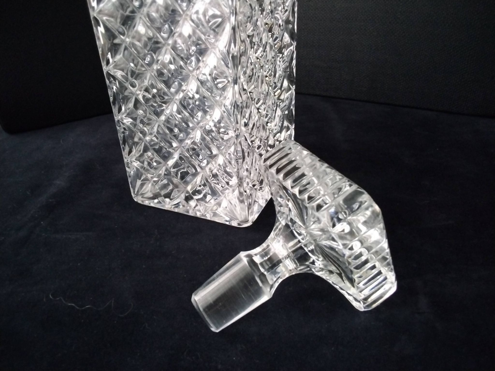 Carafe à whisky en cristal au Plomb 24 %
